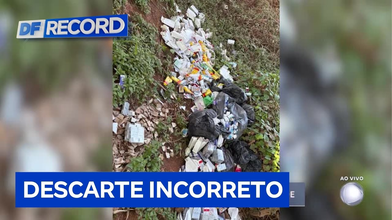 Moradores encontram caixas de medicamentos em área verde de Samambaia | DF Record