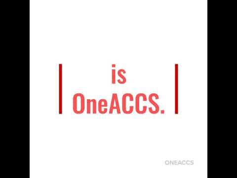 OneACCS Promo Video