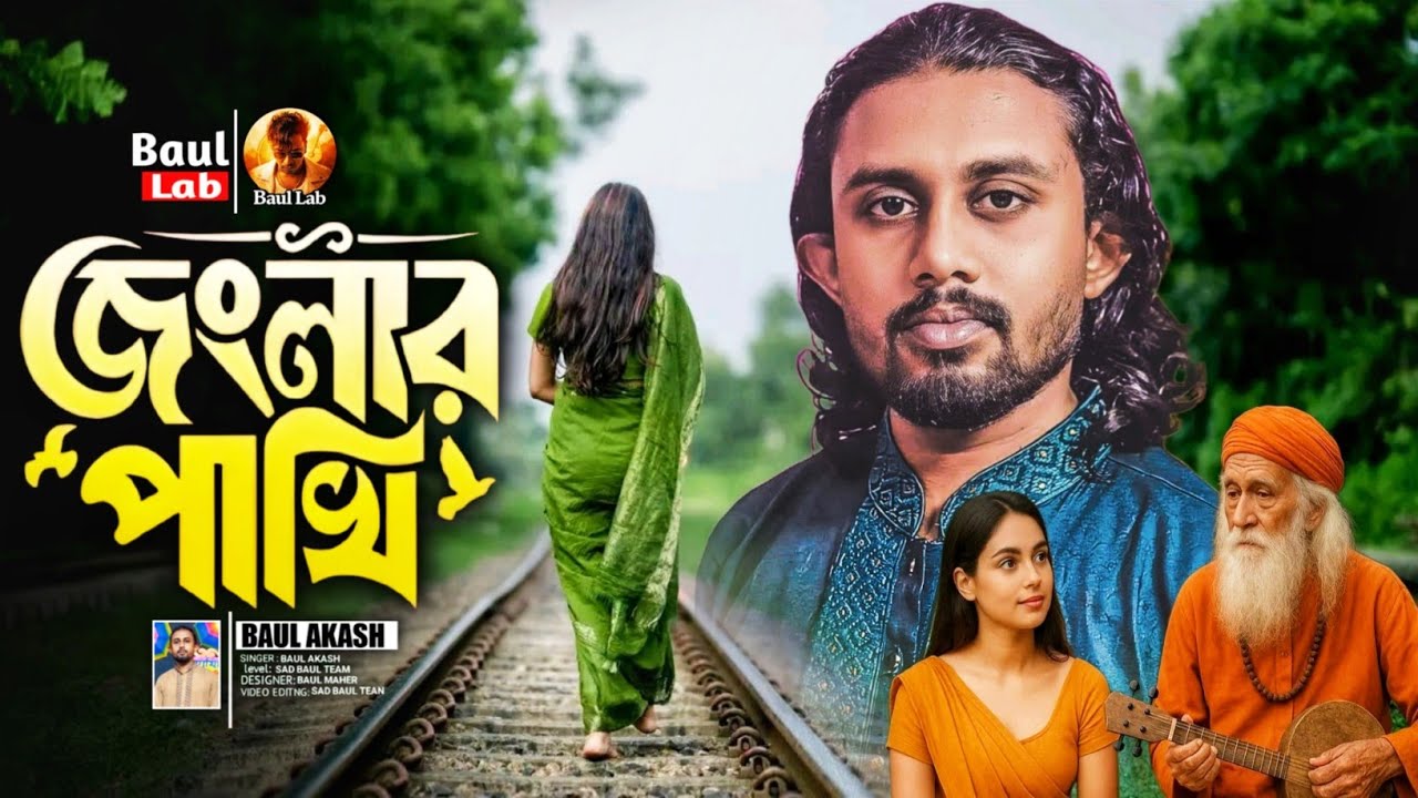 জংলার পাখি পোষ মানাইতে পারে কয়জনে | বাউল আকাশ | Baul Akash New Song 2026 | Jonglar Pakhi Posh Manate