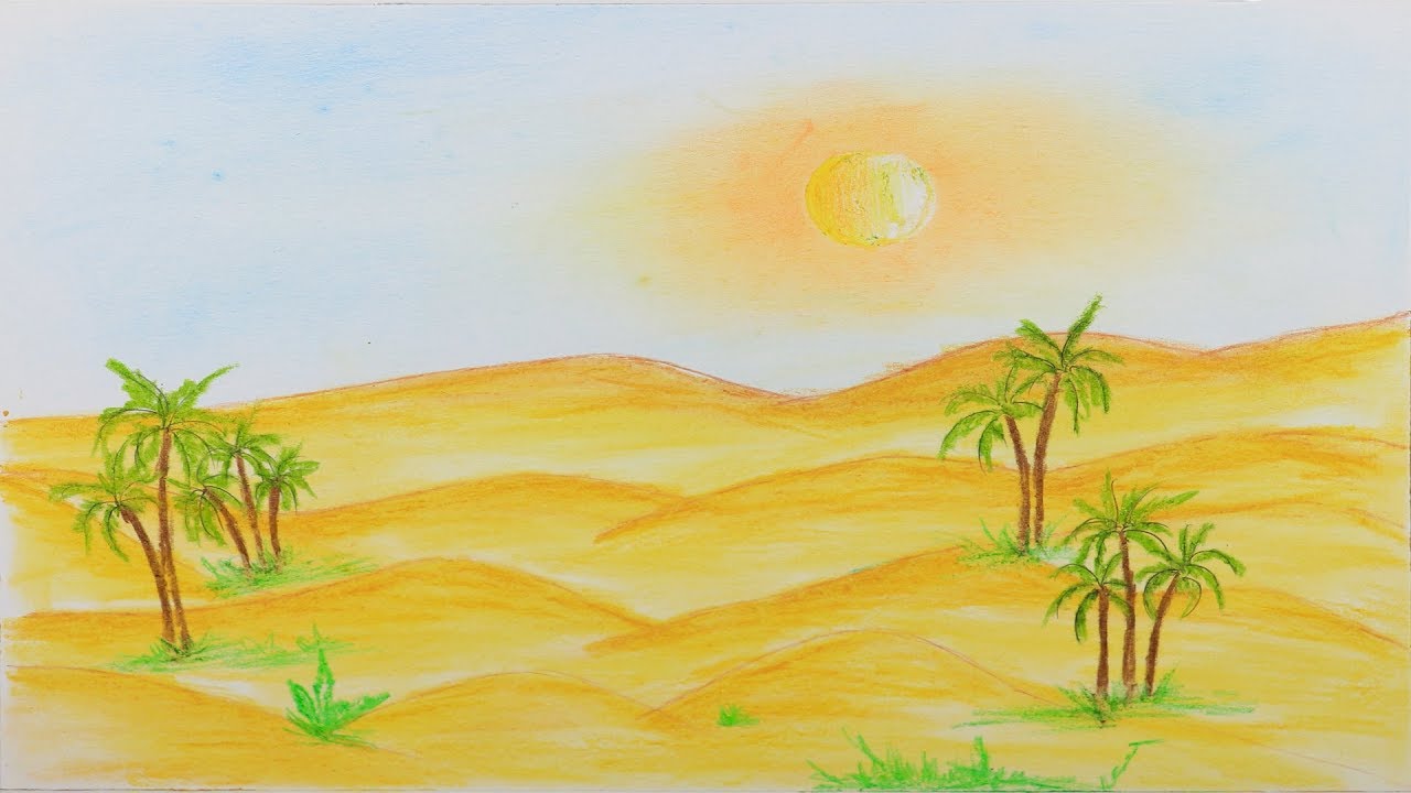 20+ New For Desert Drawing Color Pencil | Creative Things Thursday