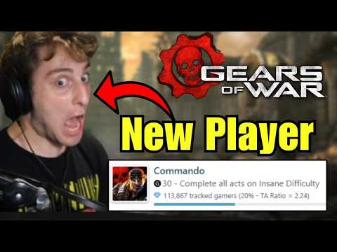 We Tried Gears of War's Hardest Achievement, But With A BRAND NEW Player | ft @PajamaJohn