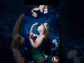 children mermaid photoshoot with Mylar