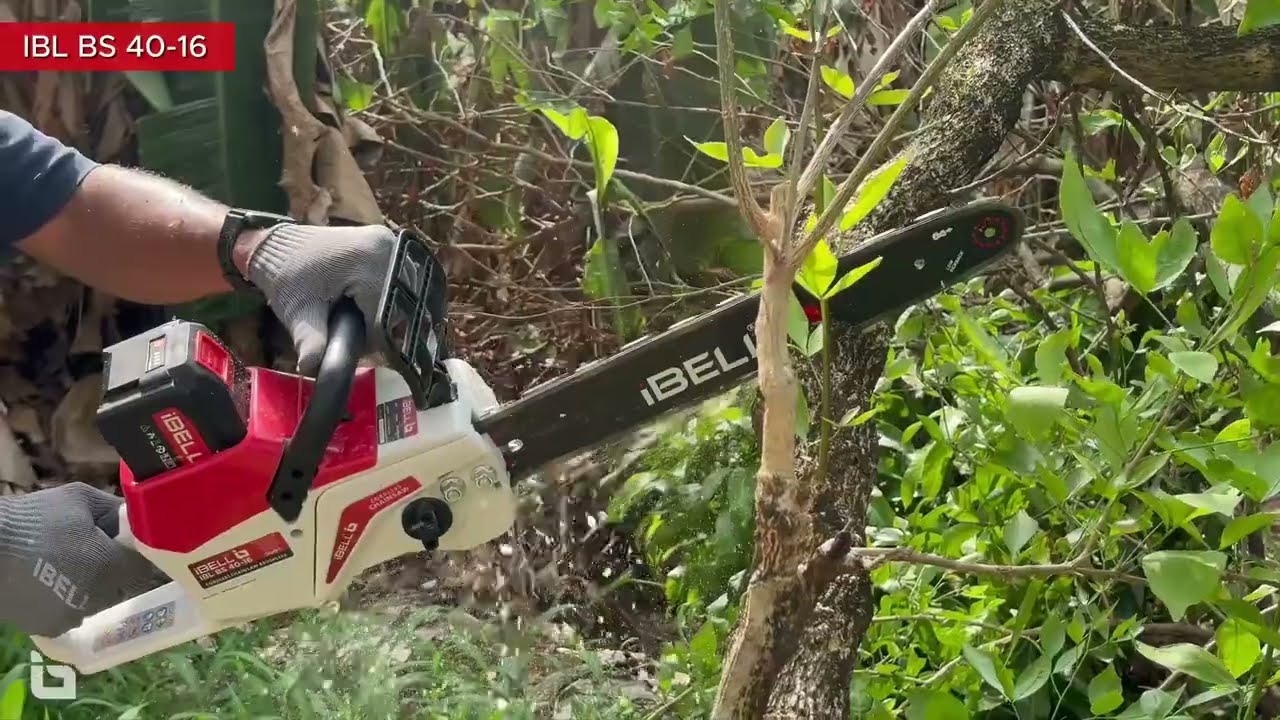 iBELL BS40-16 Cordless Brushless Chainsaw 40V | 2000W Wood Cutting iBELL BS40-16 Cordless Brushless Chainsaw 40V | 2000W Wood Cutting