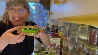 Angela Lansbury Salad Sandwich - video demo for the Cabot Cove Club