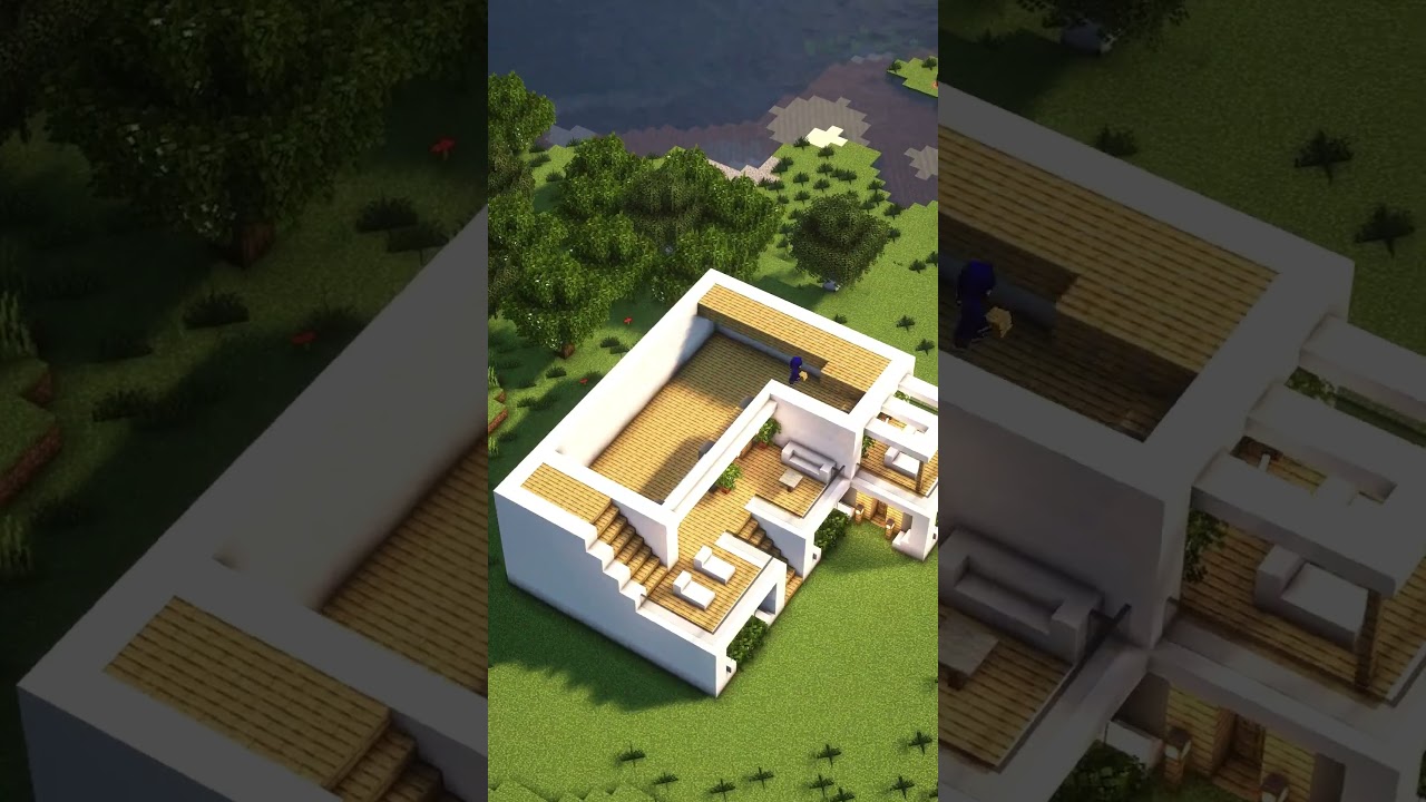 Minecraft Easy Modern House🏠