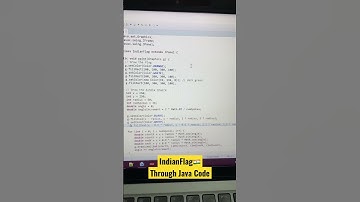 INDIAN FLAG through Java code // #shots #learncoding #java how to create Indian flag thrgJava code