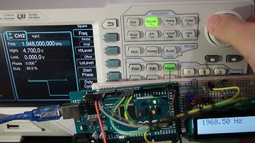 Basic Arduino Frequency Counter