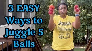 How to Juggle 5 Balls EASY | Multiplex Juggling Tutorial | Intermediate Juggling Tutorial