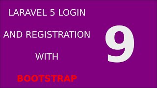 Laravel 5 Login Registration Tutorial System - 9 Validate User Registration