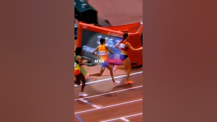 She Won The Race After Stumbling 😳