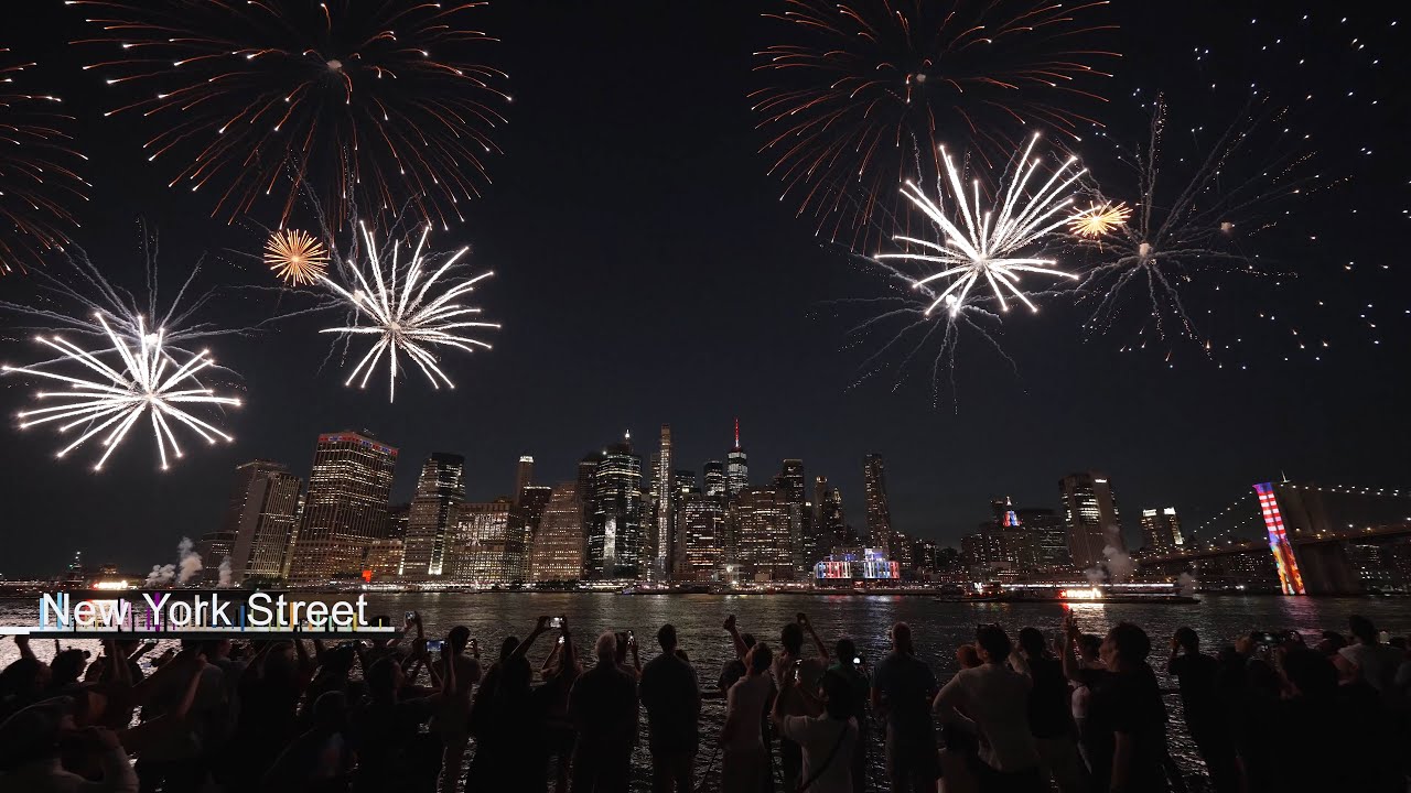 Macy's 4th of July Fireworks 2025 Brooklyn View of Lower Manhattan NYC