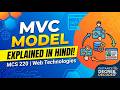 MCS 220 || MVC Architecture Explained in Hindi (Model-View-Controller) || #MVC #MCS220 #java