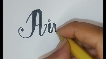 How to write name step by step#Aiman name