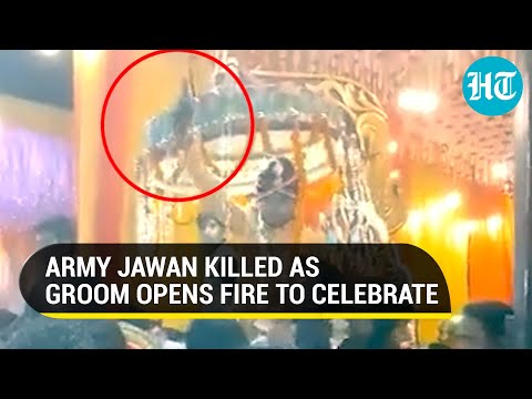 On Cam: Groom kills army friend in celebratory fire; Marriage function turns into a tragedy