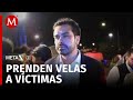 Jorge Álvarez Máynez regresa al lugar del trágico accidente en San Pedro Garza García