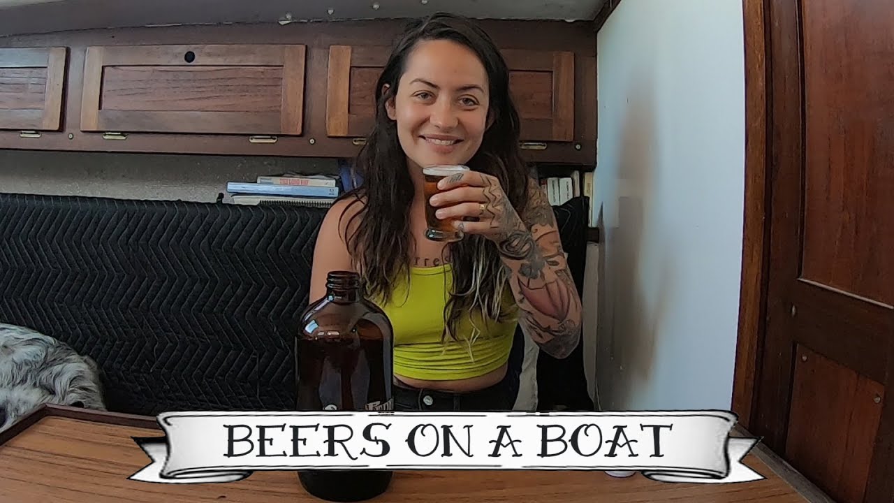 BEERS ON A BOAT ! Episode ONE ! Craft Beer Reviews with Camille