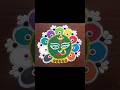 Sayali's Rangoli - Easy &amp; Simple Daily Rangoli Ep. 0591 - Navratri Special Rangoli #shorts #rangoli