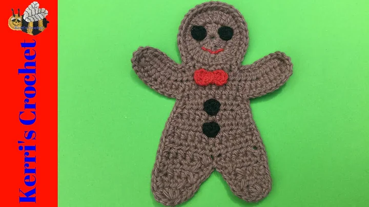 Learn to Crochet a Cute Gingerbread Man!
