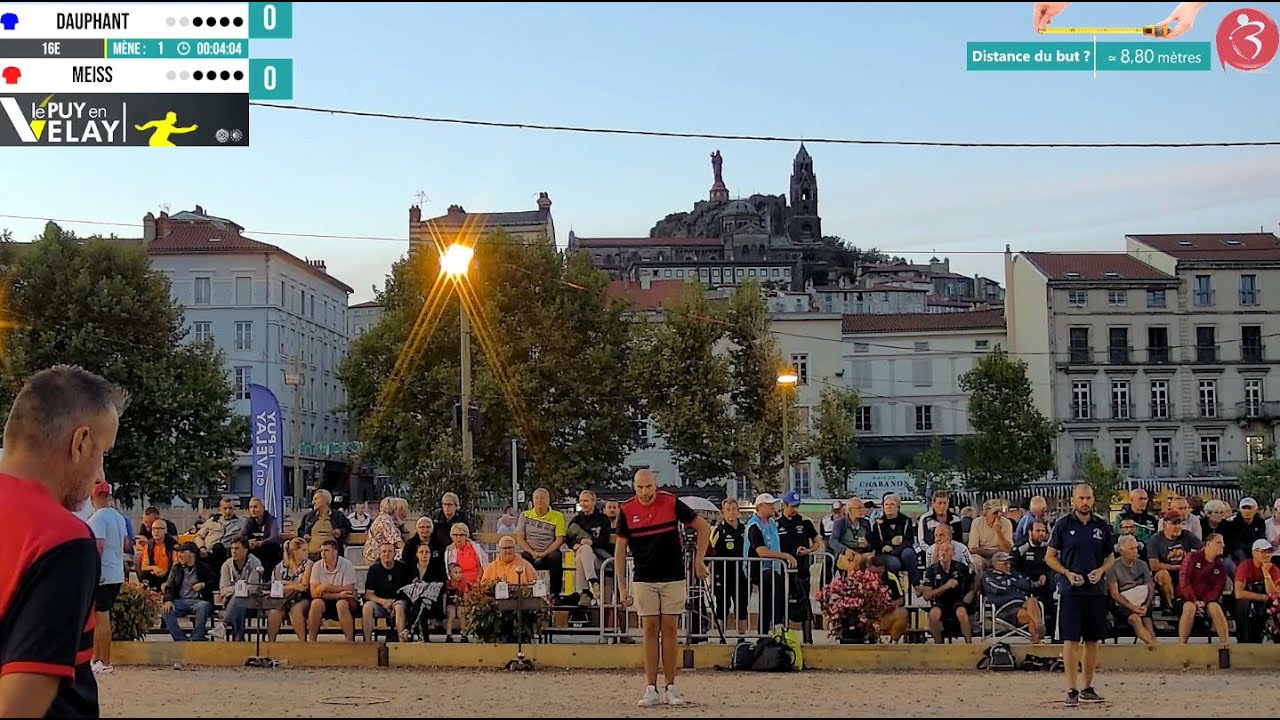 Miniature : 16e DAUPHANT vs MEISS : Supranational à pétanque du Puy-en-Velay - Août 2022