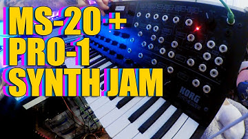 BASSY PRO-1 SYNTH JAM (MS-20 Mini + Pro-1)