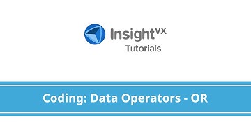 Insight VX Tutorials: iTab - Coding (OR)