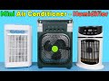 Mini air conditioner fan  cheap air cooler fan usb spray humidifier water  unboxing  review