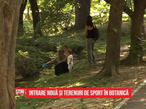 Intrare nouă şi terenuri de sport în Botanică