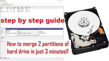 How to Merge Two Partitions of a hard drive into One without Data Loss(without formatting)