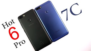 Infinix HOT 6 Pro vs Honor 7C Speed Test, Memory Management test and Benchmark Scores