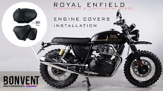 Royal Enfield 650  Upgrade Engine Covers  INSTALLATION  Bonvent Motorbikes