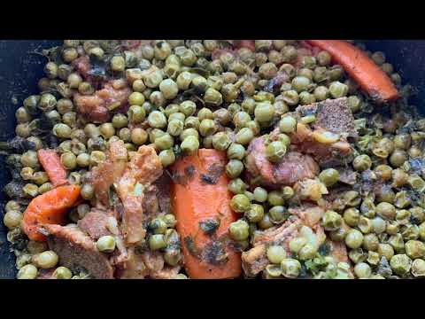 recettes-petits-pois-carottes-et-veau-en-sauce