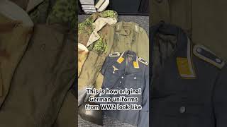Original German WW2 Uniforms – See the Real Deal! 🇩🇪 | Bevo-Militaria #WW2 #militaria