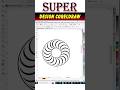 👉 SUPER CORELDRAW 🔥 DESIGN 🌟 CREATE JUST 1 MINTUE ✅ #coreldrawtutorial #creative #shortsviral
