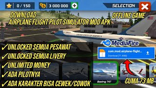 Airplane Flight Pilot Simulator  Mod apk ( Unloked semua Pesawat) | Link Download Dideskripsi screenshot 4