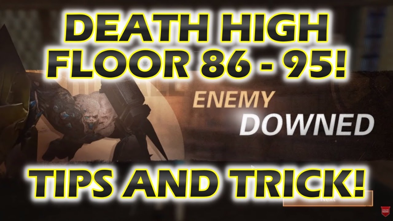 LIVESTREAM Death High Floor 85 - 95 Tips and Trick Lifeafter dh F85 - 95