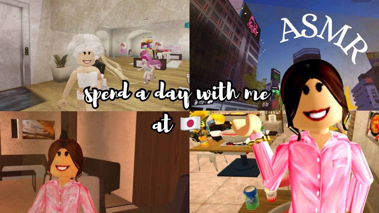 spend a day with me  at 🇯🇵  ASMR ROBLOX ( TAPPING AND MOUTHSOUNG ROBLOX RP !) 