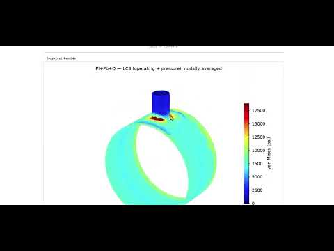 Video demo: PiperFEA — Nozzle-to-Shell FEA Check in the Browser (Screening Grade)
