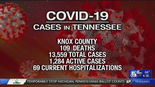 Knox County Health Department benchmarks update and case count Nov. 4