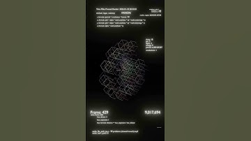 99 cubes -made with blender python