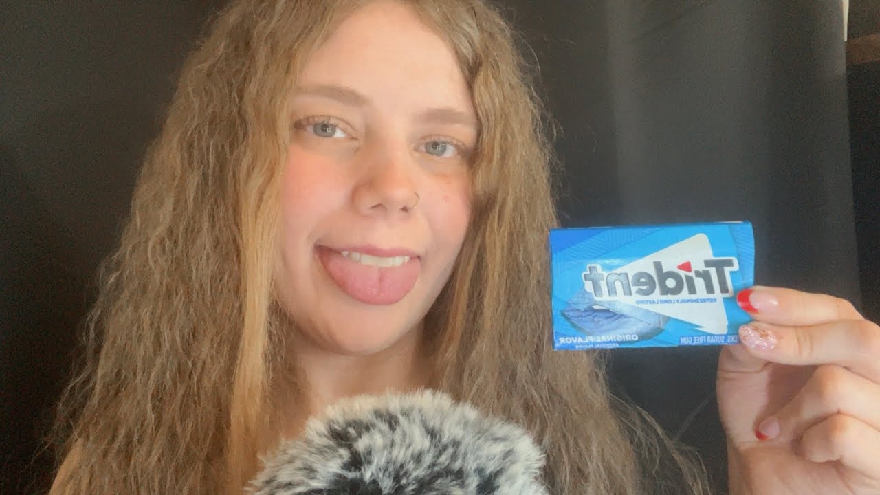 ASMR | Gum Chewing Wet Mouth Sounds 