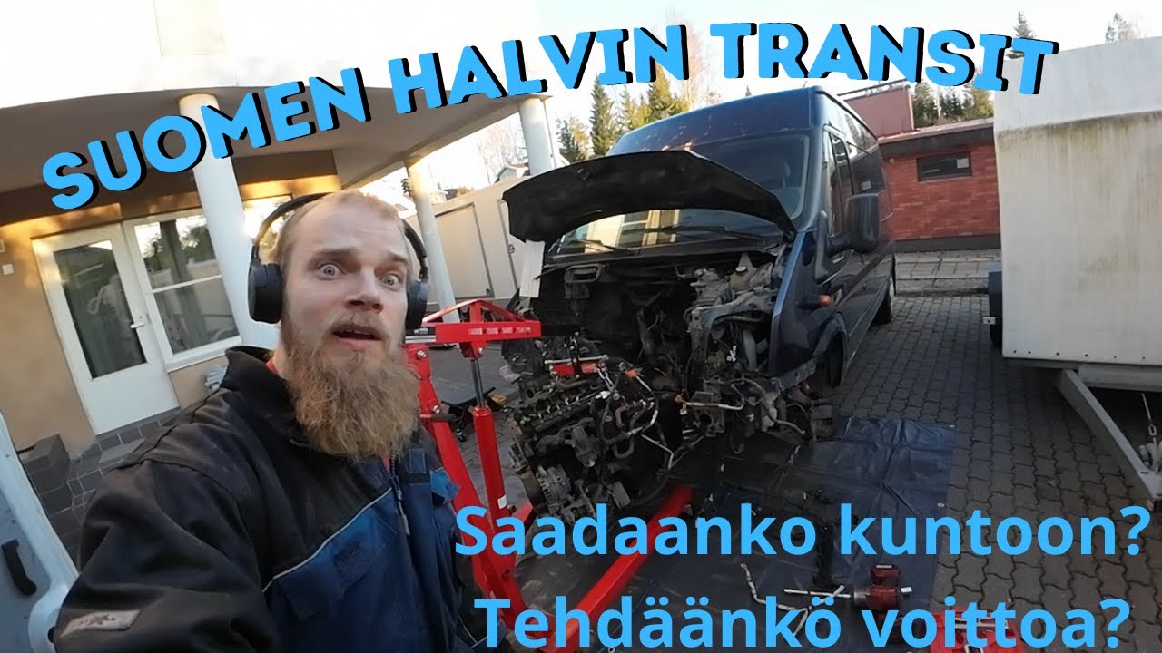Saako Suomen halvimmasta mk7  Ford Transitista vielä kalua? Yritetään!