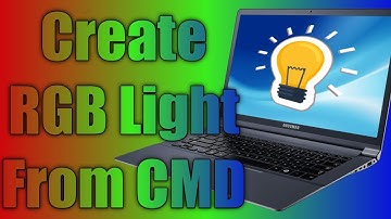 Create RGB Light From CMD | Create Disco Light | All Tips&Tricks | Satya Kasaudhan