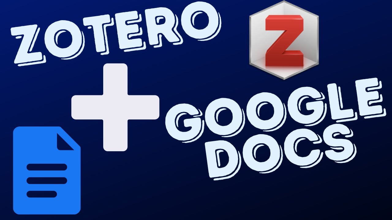 How To Cite With Zotero In Google Docs | Write Your Paper in Google Docs with Zotero