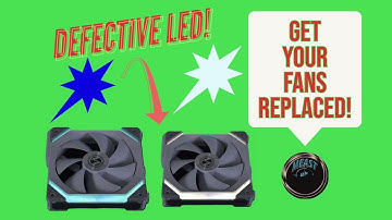 GET YOUR FANS REPLACED FOR FREE DEFECTIVE RGB!