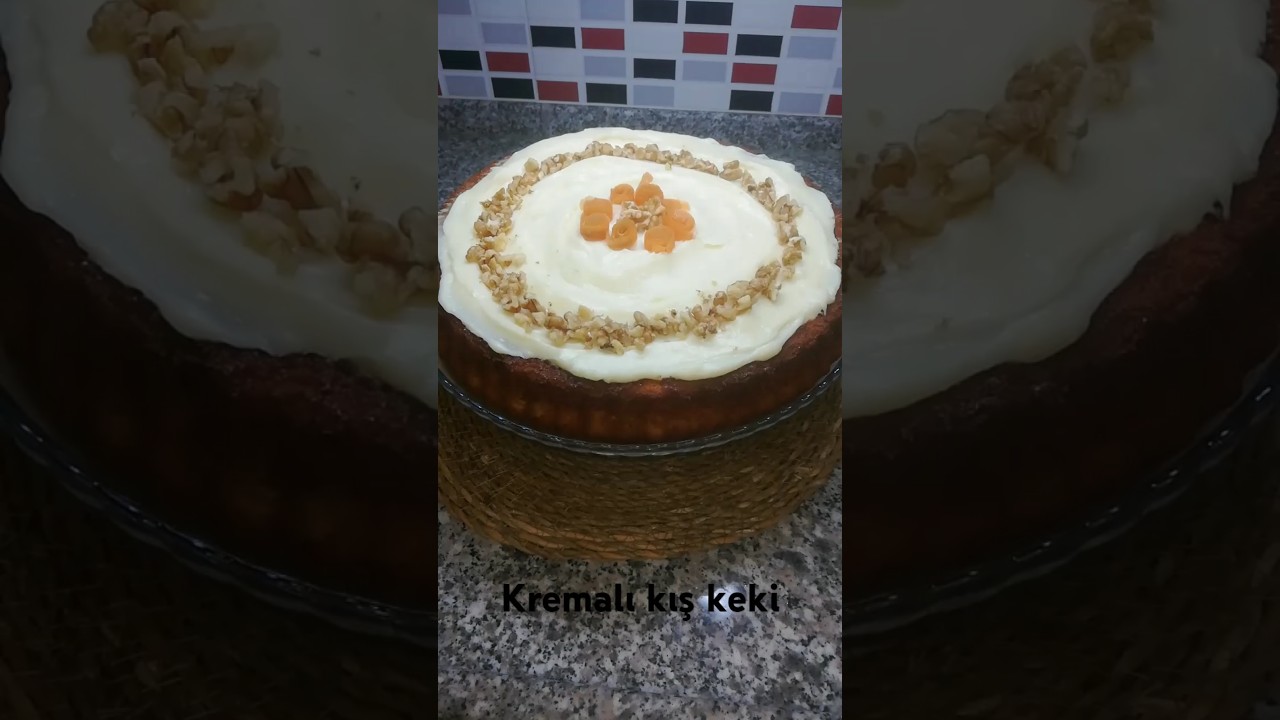 Kremalı havuçlu kek#kek #pogaca #keşfet #pratiktarifler #yemektarifleri  #tarif #hamurişitarifleri