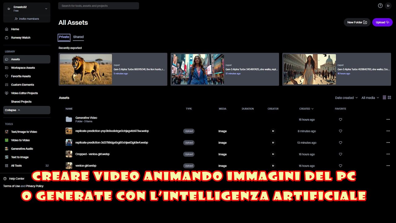 Come creare video animando immagini del computer o generate con l ...
