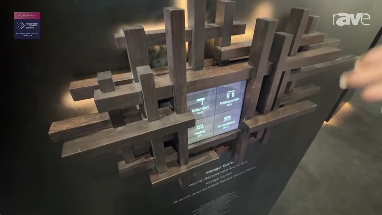 ISE 2026: Moorgen Showcases Kengo Kuma Branch and Shadow Series Smart Touch Panels for Home