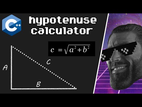 C++ Hypotenuse calculator practice program 📐