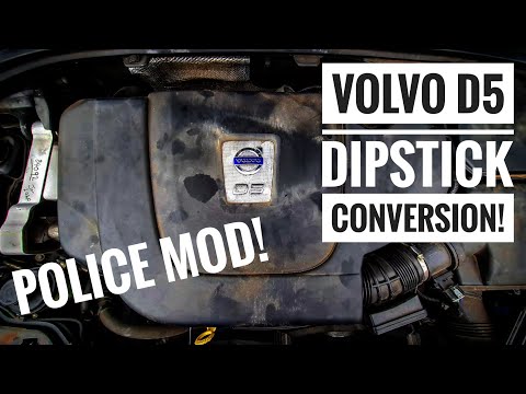 Fitting a *PHYSICAL DISPSTICK* to my D5 Volvo! - 2009 Volvo S80 D5 Dispstick Conversion