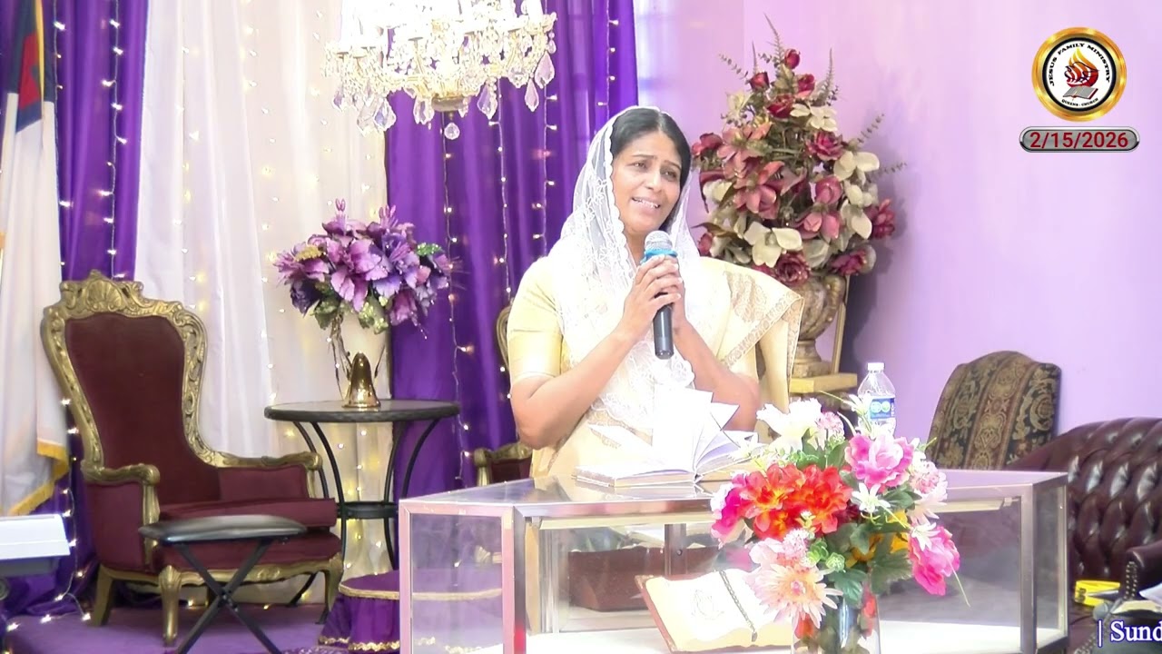 2 /15 /2026 | Sunday Sermon | Sis.Sheeba Oswin | JFM - Queens Church | Tamil Christian Message |